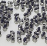 Zdjęcie - Fire Polish Black Lined - Crystal (LC44849) 3mm